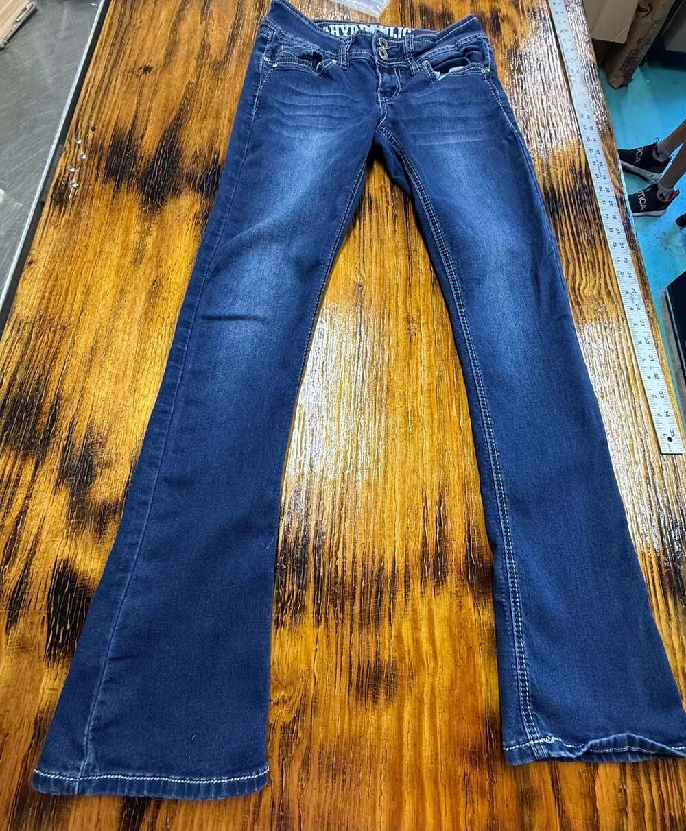 Hydraulic Bootcut Jeans Dark Wash Denim